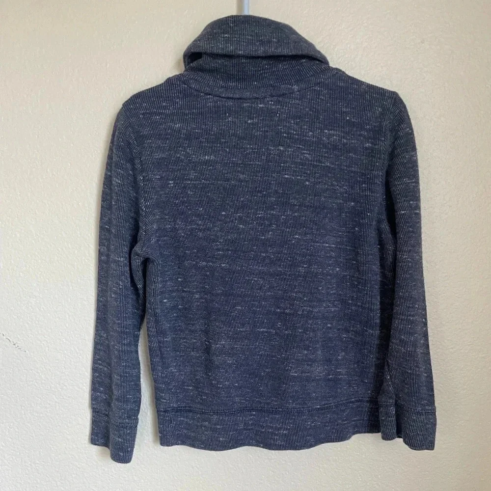 Old Navy 5T pull over blue knit cardigan / sweater with button accent